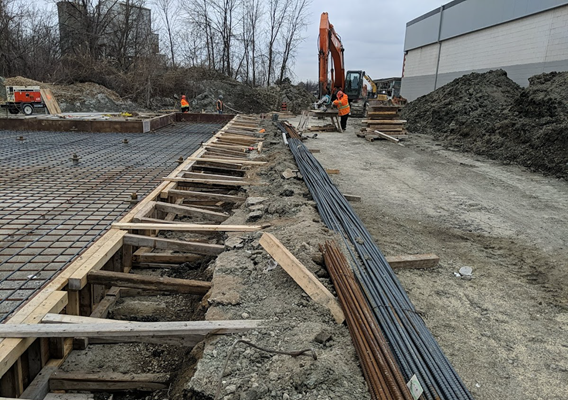 Dagmar Construction Rail Project