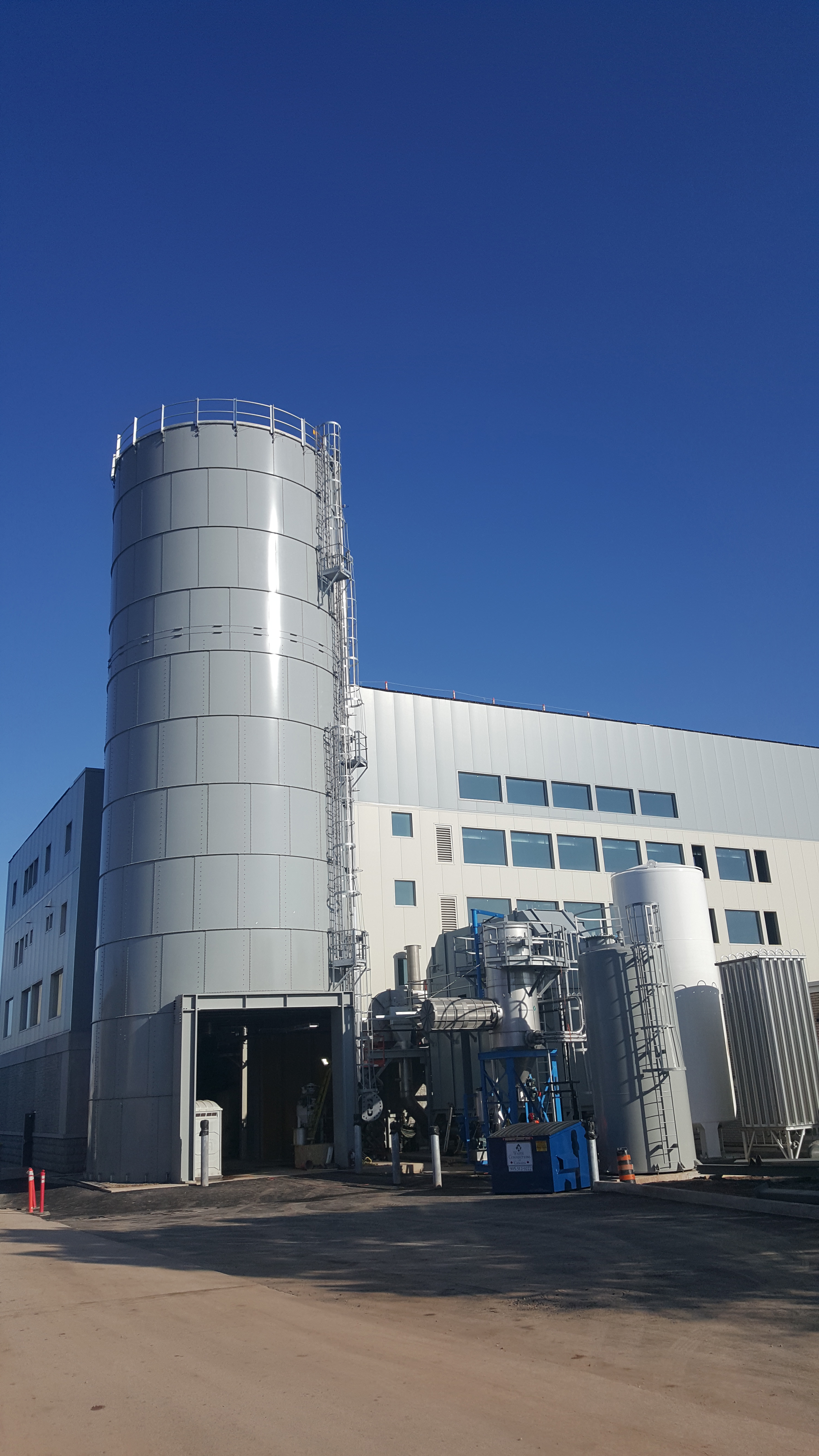 Exterior of Hamilton Biosolids facility