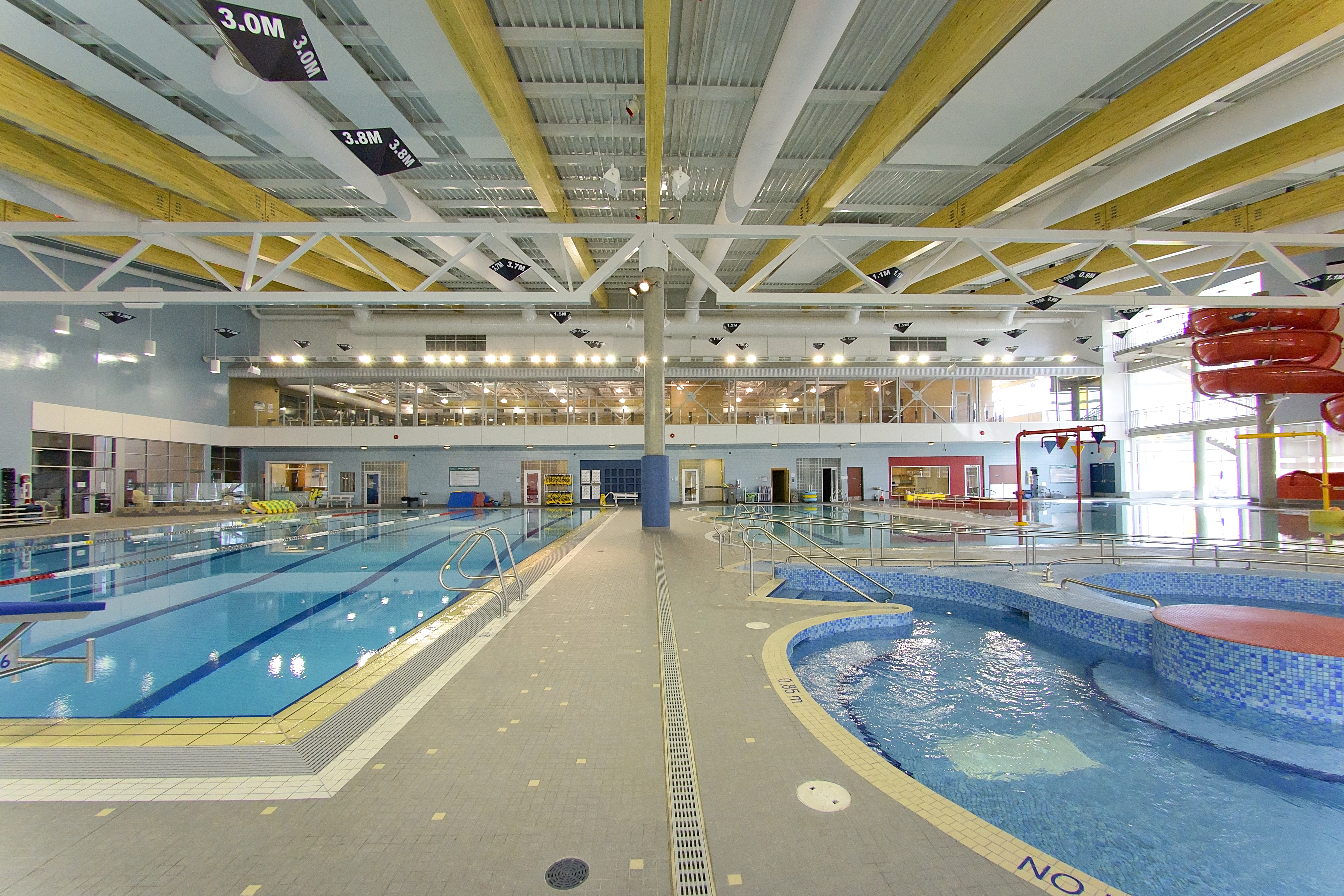 Pool facility showing two pools