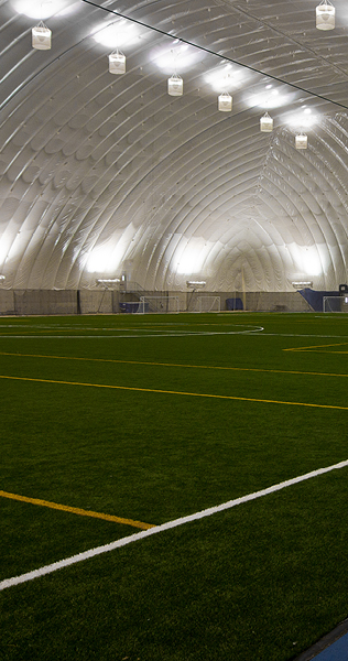 Interior image of Soccer Field and Lighting