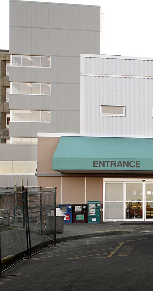 Surgery Entrance with Canopy and Glazed Doors