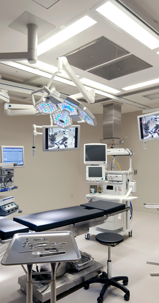 Operating Theatre with Bed and Equipment