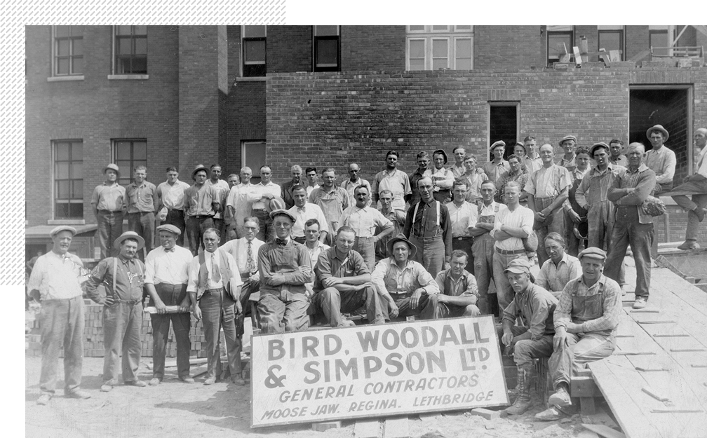 The Bird construction team in 1920