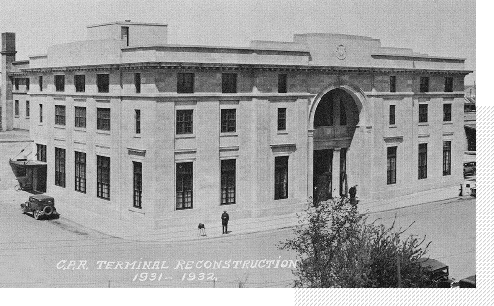 Regina Union Station by Bird Construction in 1930