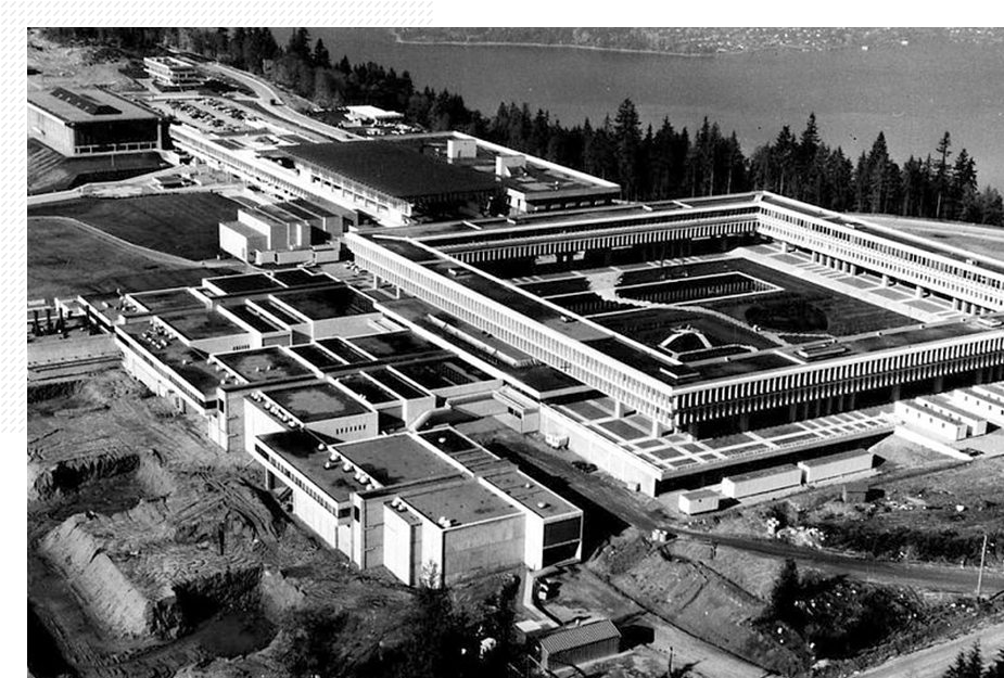 Burnaby Mountain Campus at Simon Fraser University in 1965