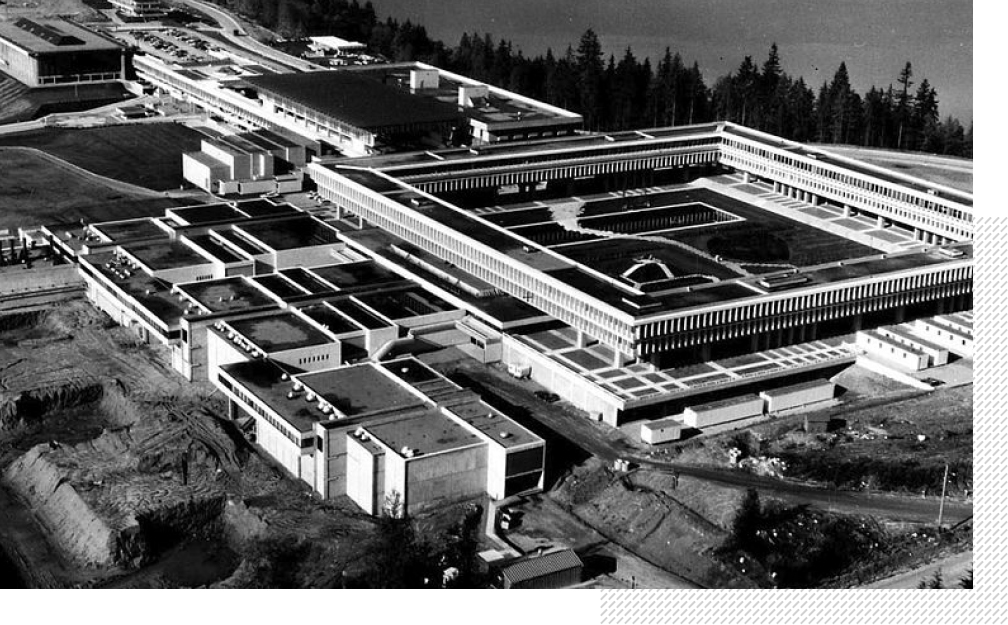 Burnaby Mountain Campus at Simon Fraser University in 1965