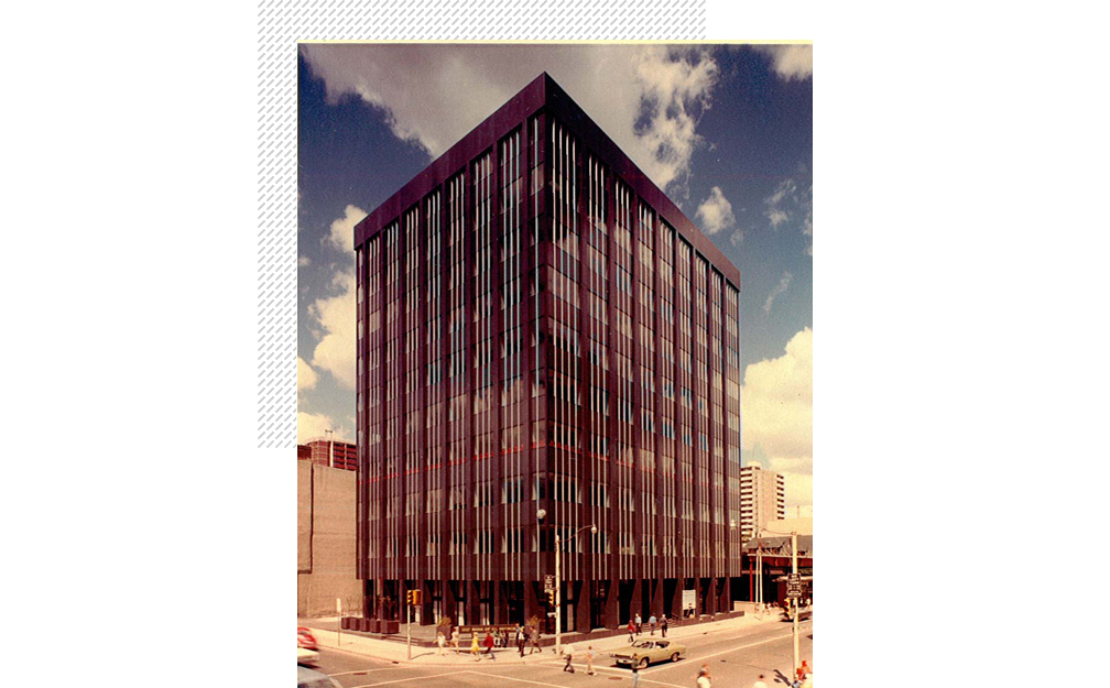 Building by Bird Construction in 1968