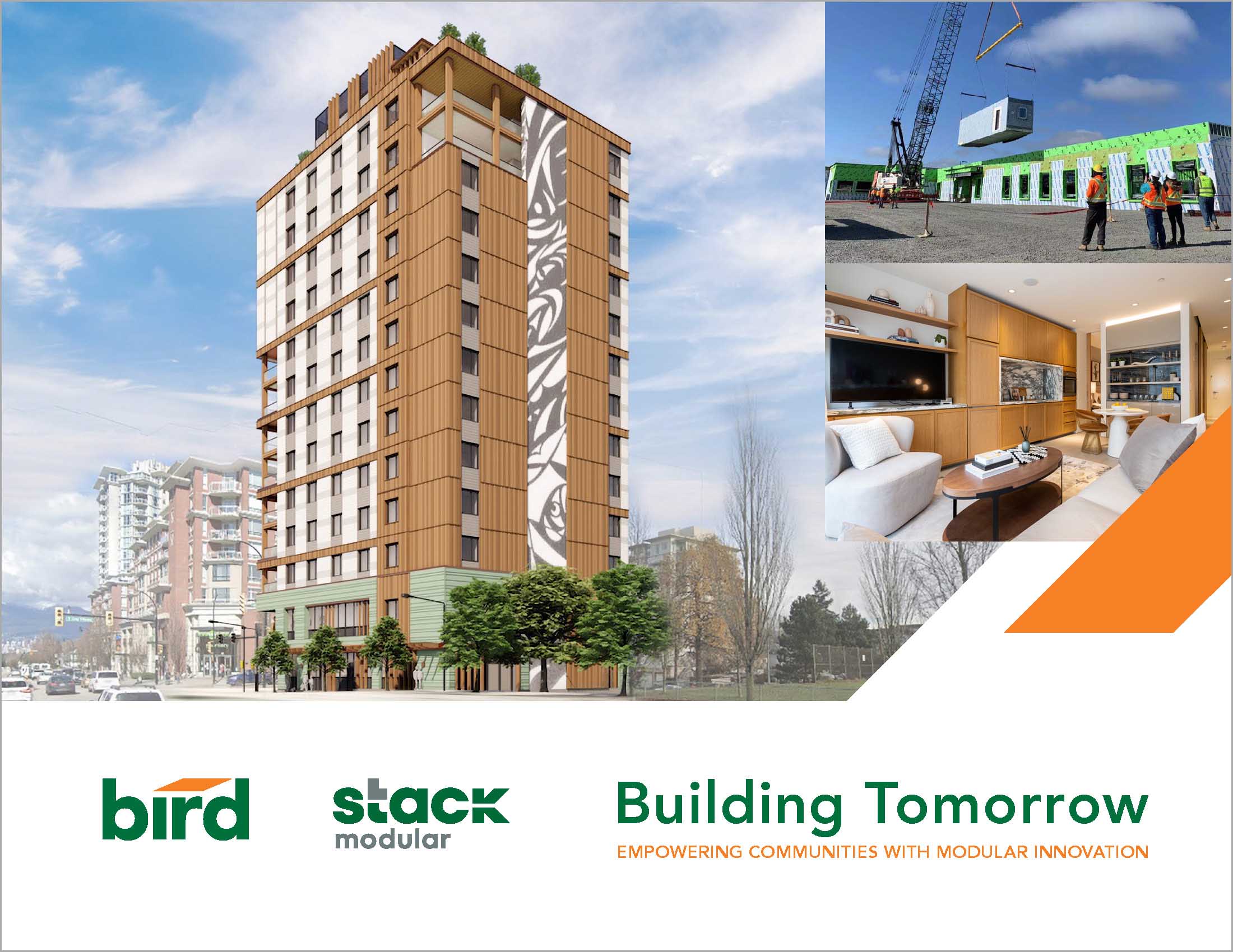 Bird-Stack Building Tomorrow Brochure Cover Page