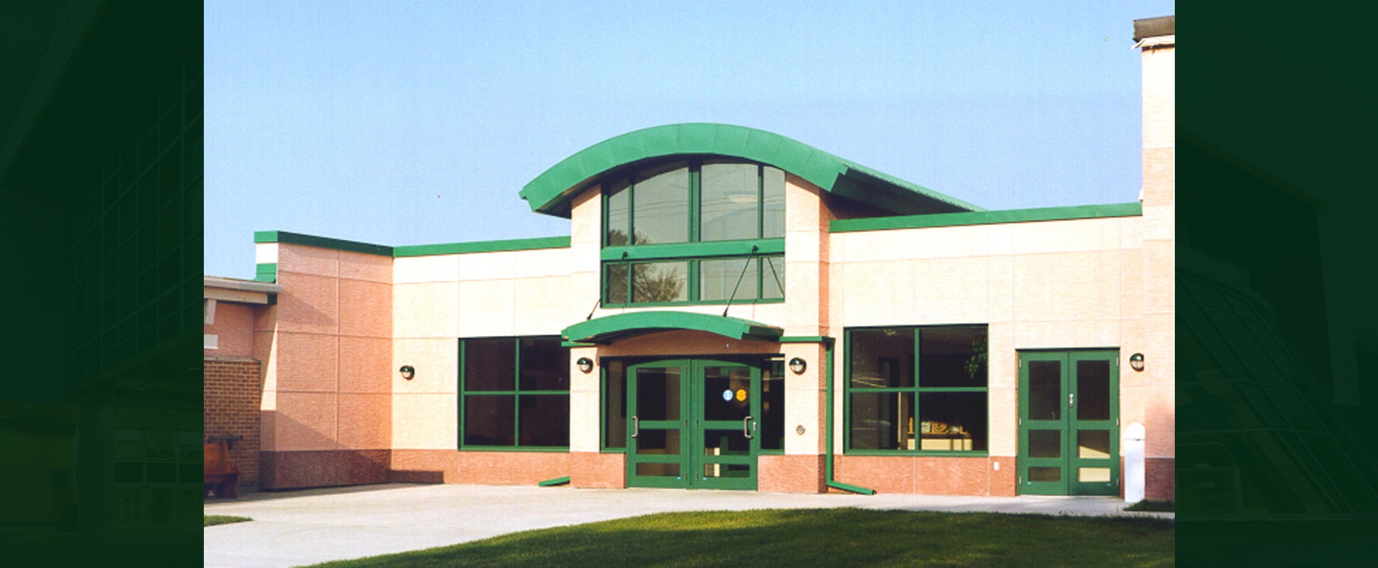 Exterior entrance of 17 Wing Fitness & Recreation Centre