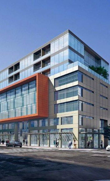 Rendering of The Mills mixed-use development