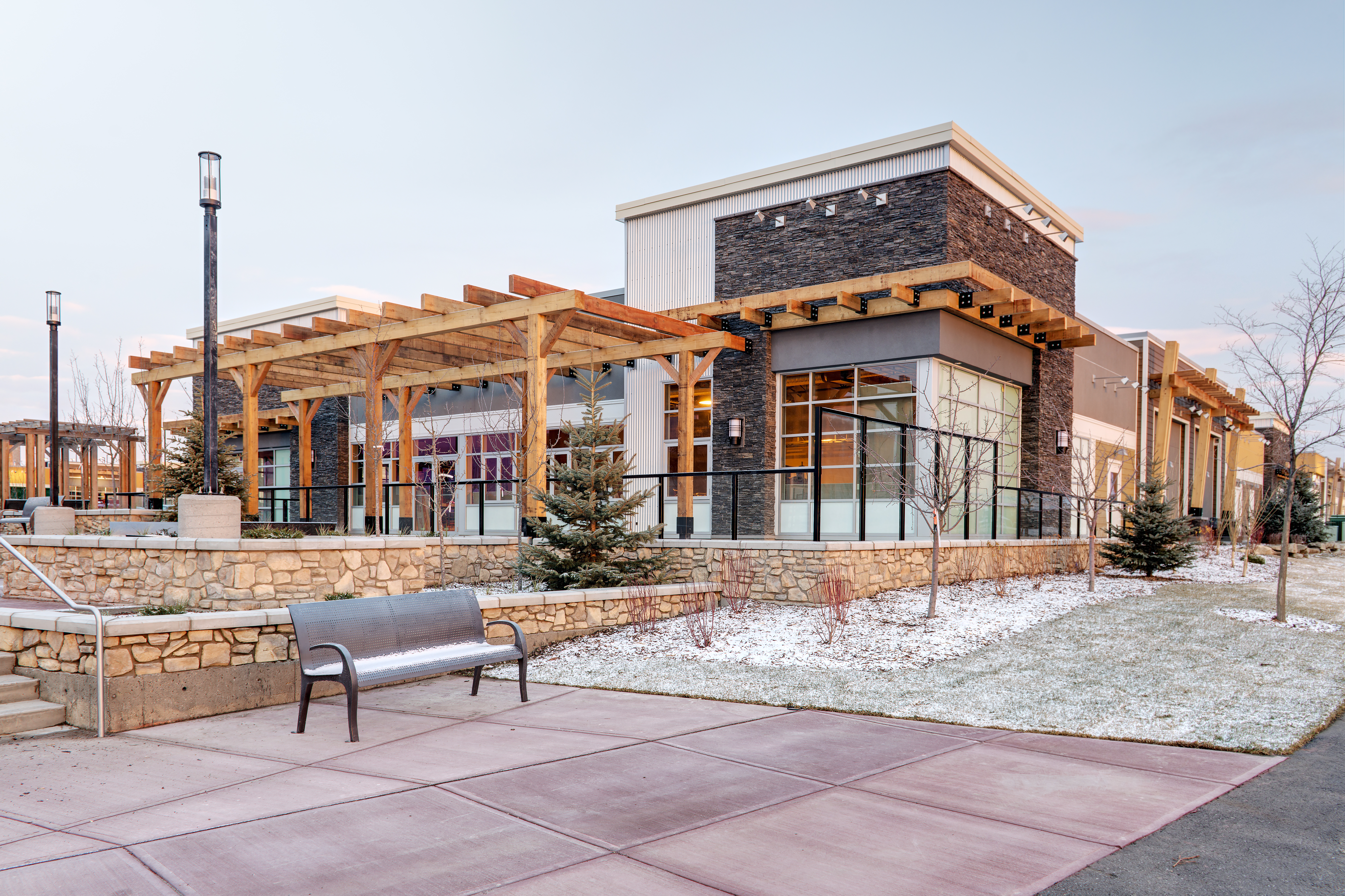 Exterior of the Evanston Centre