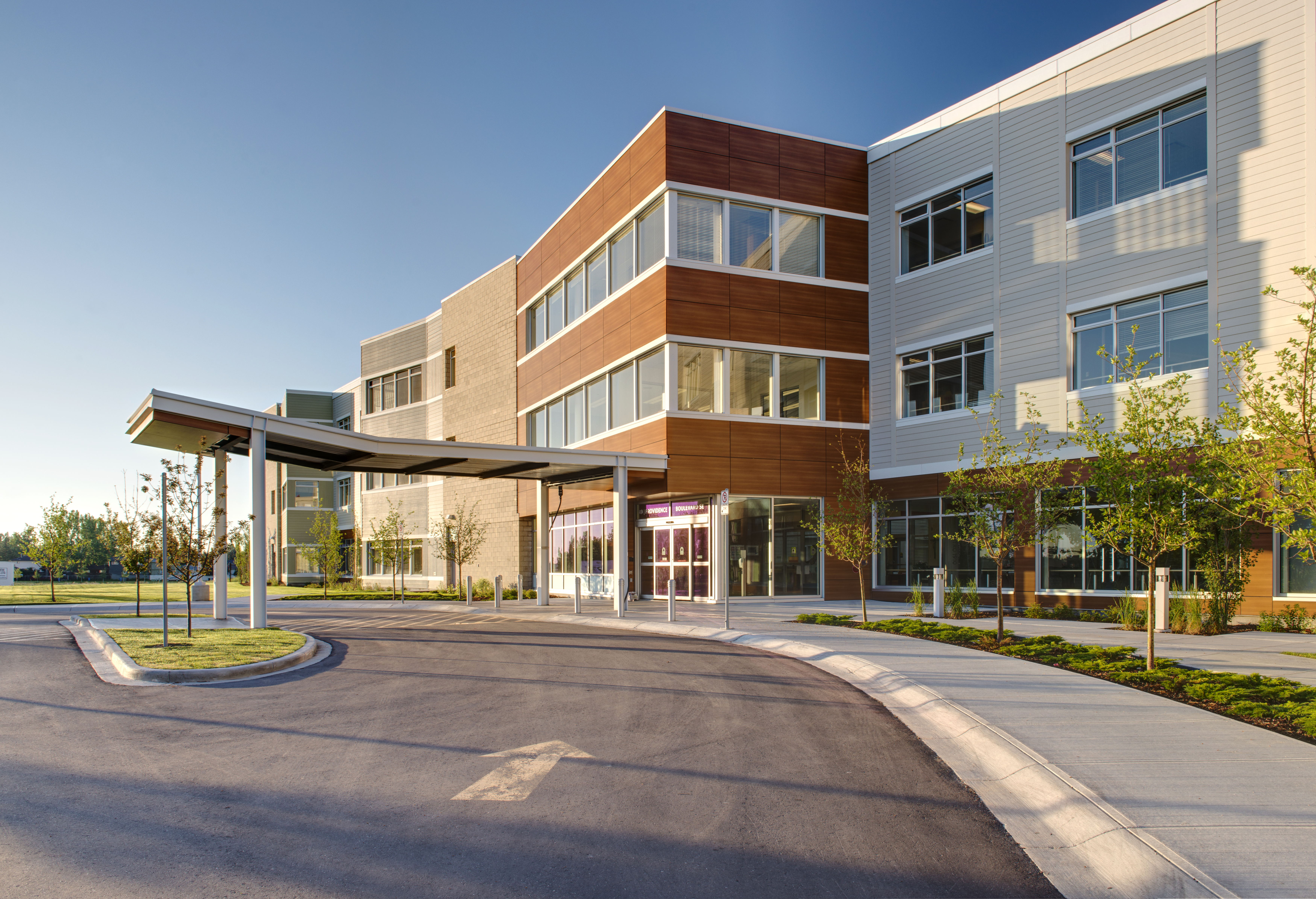 Exterior of the Providence Care Centre