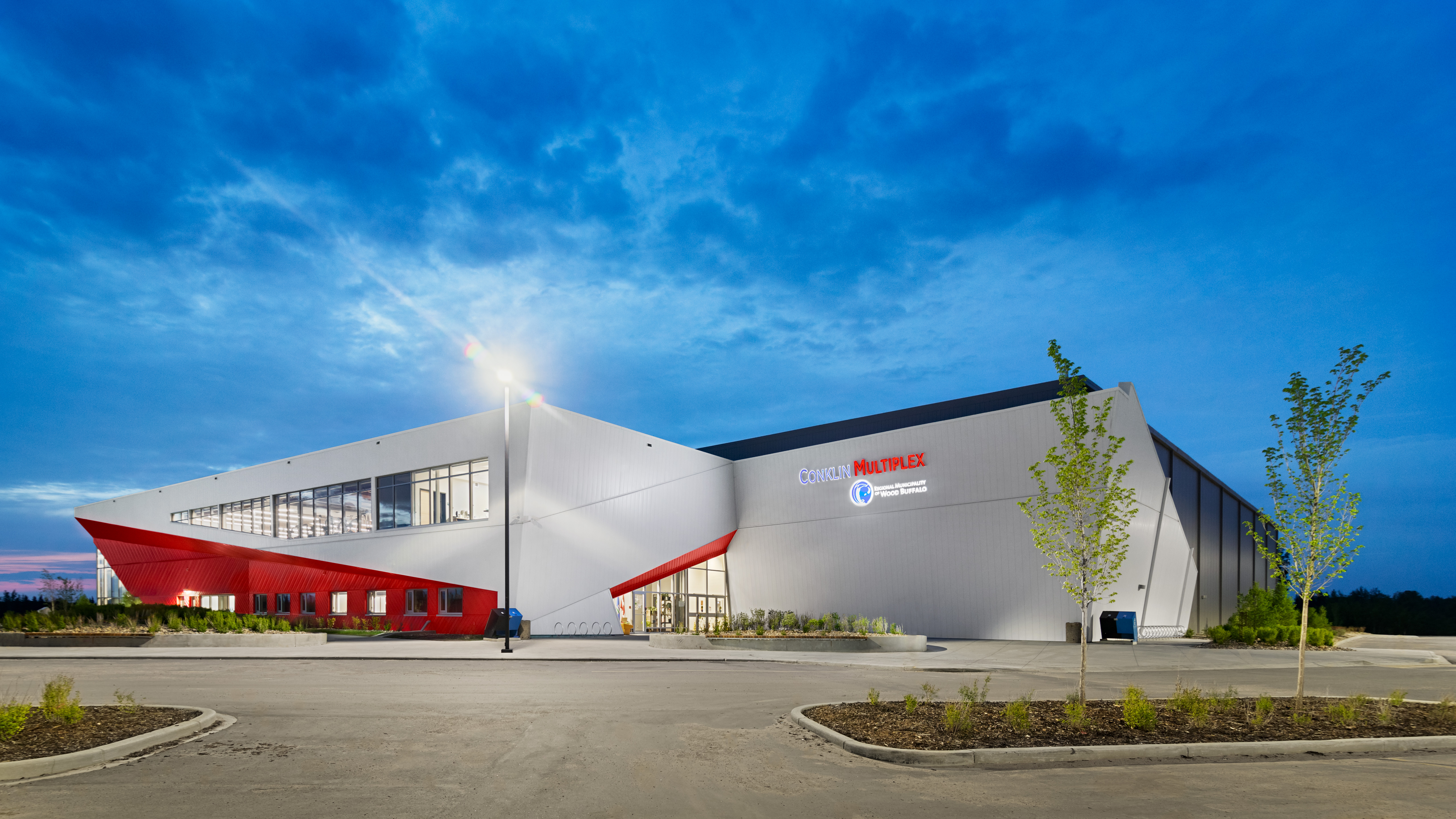 Exterior of the Conklin Sports Multiplex