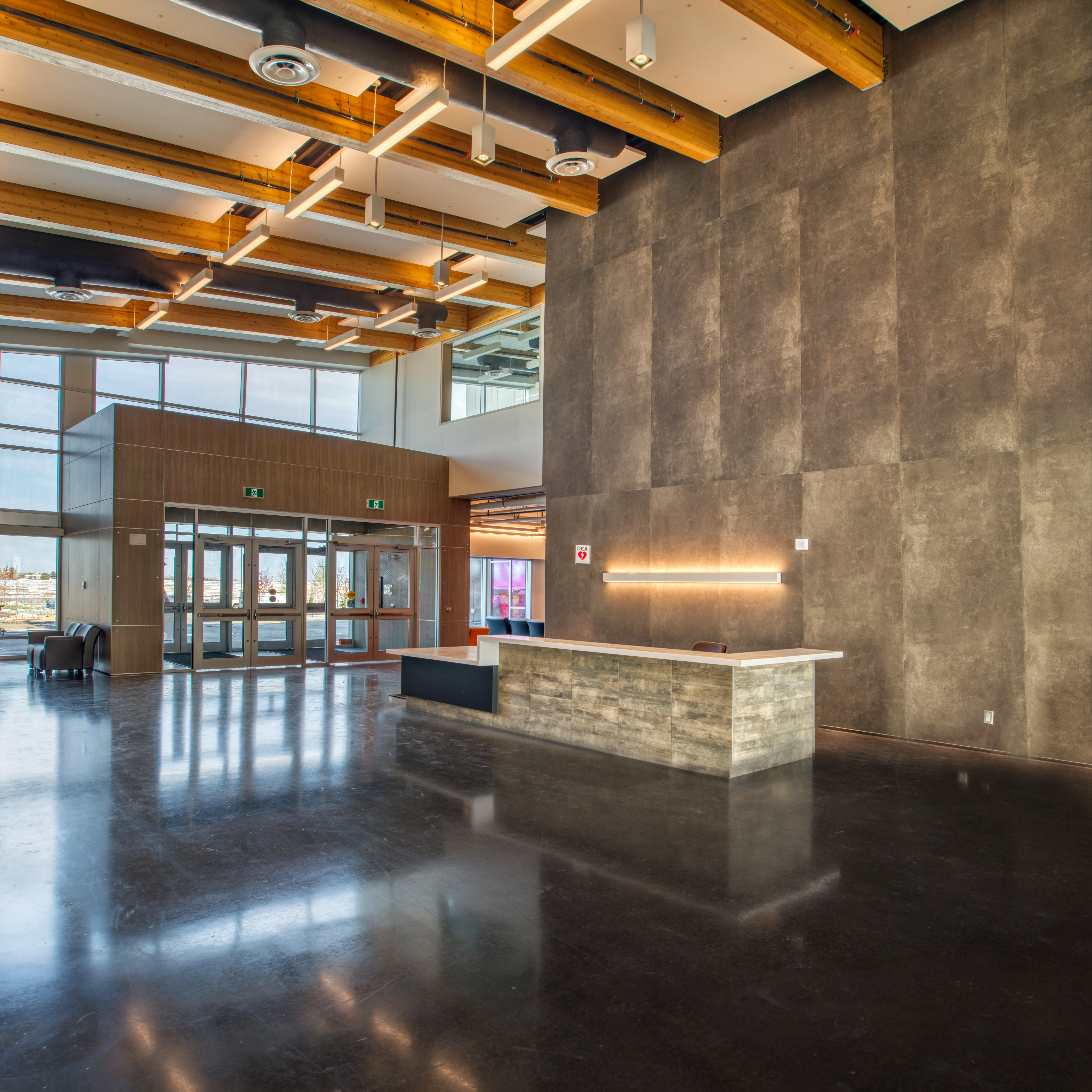 Rocky View County Hall lobby