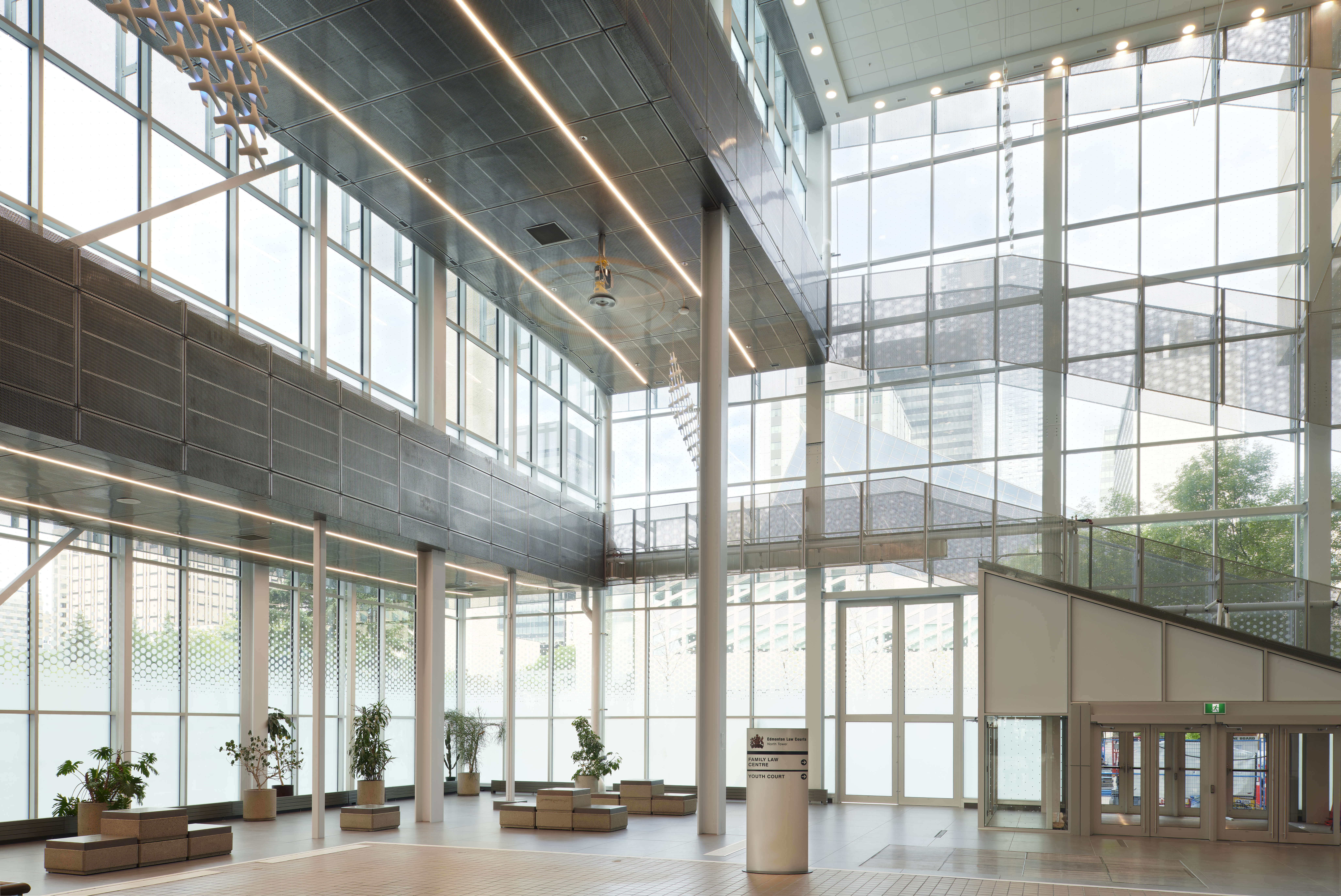 Edmonton Law Courts Galleria Renovation interior