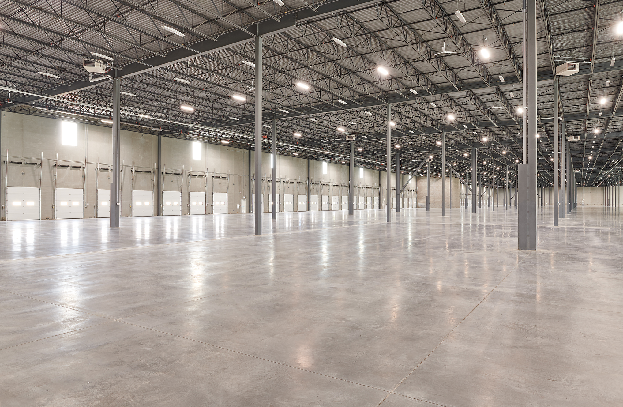 Interior of the Nose Creek Warehouse