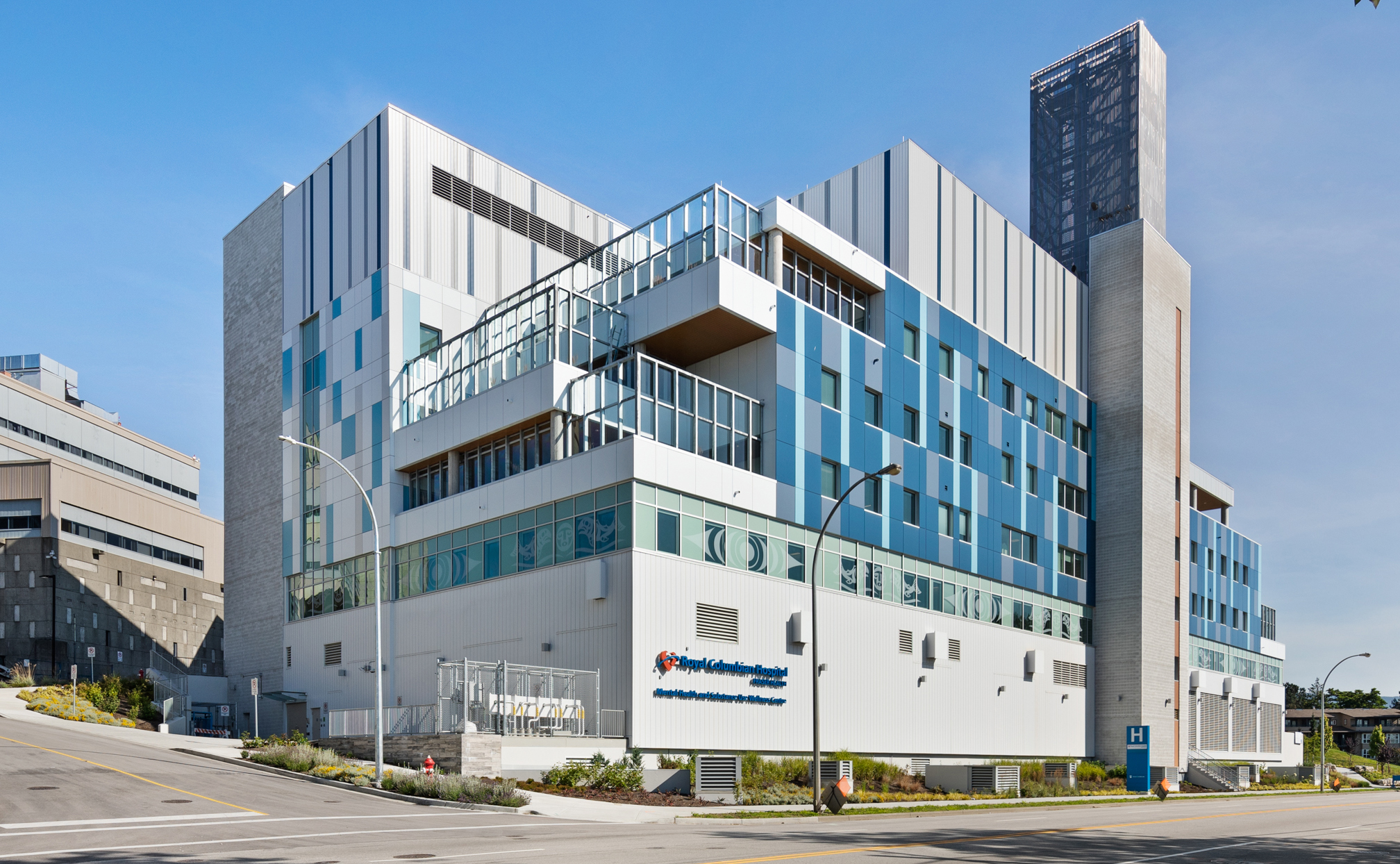 Exterior of the Royal Columbian Hospital