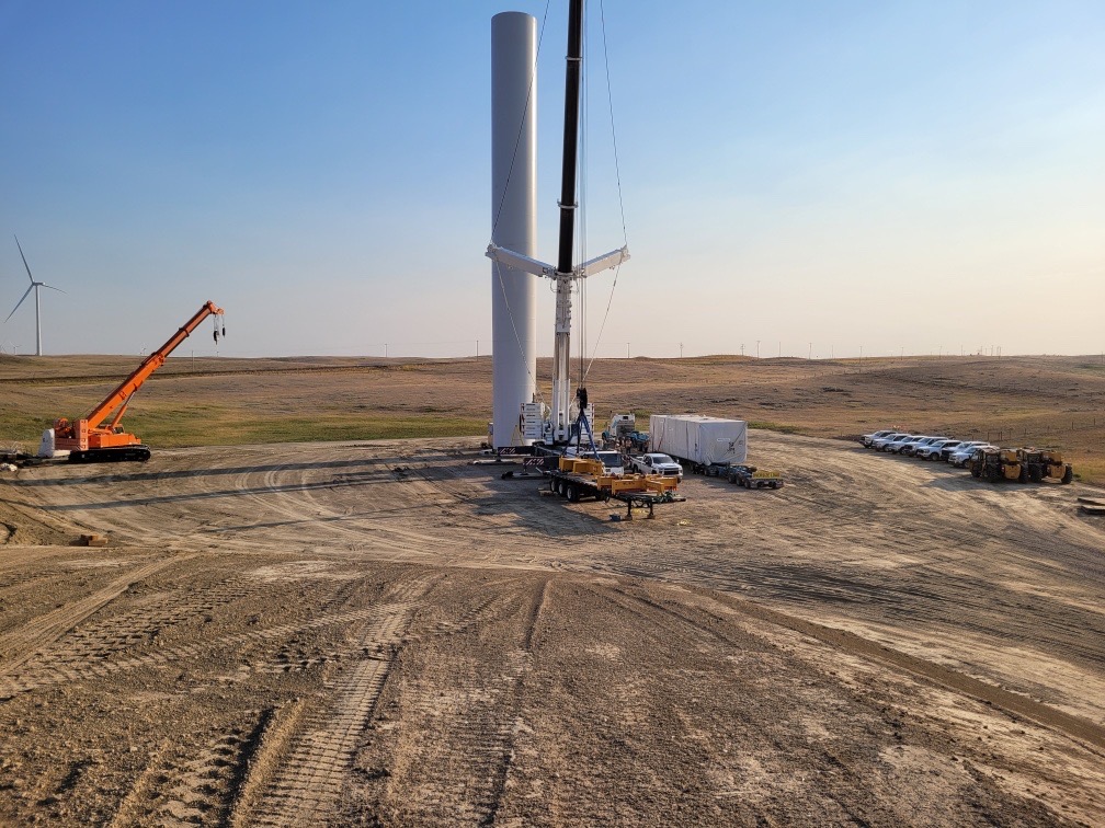 Construction of wind turbine