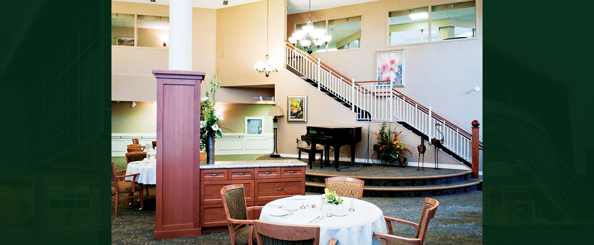 Edgemont Retirement Residence interior showing seating area