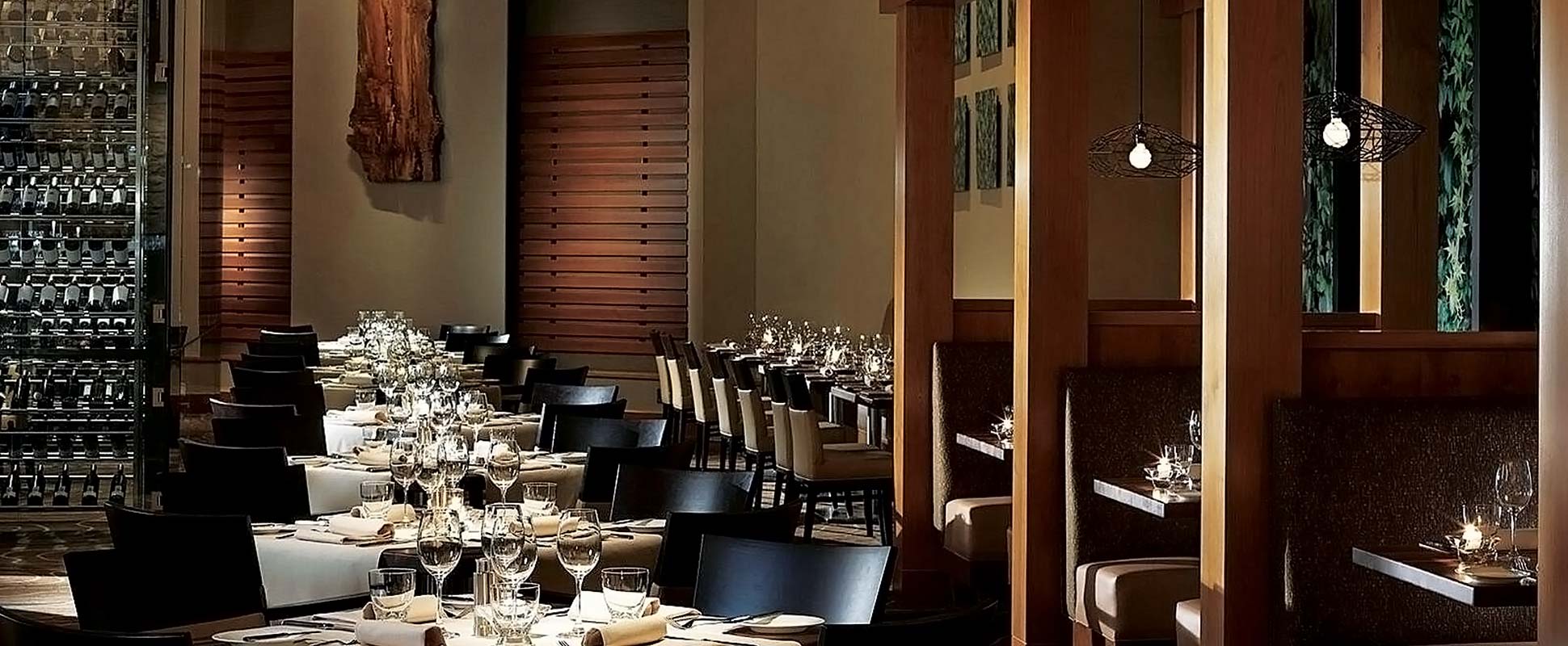Four Seasons Hotel interior showing restaurant