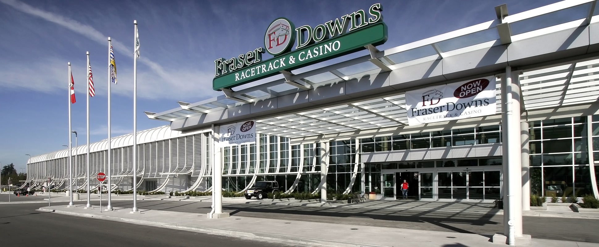 Fraser Downs Gaming Centre entrance with signage