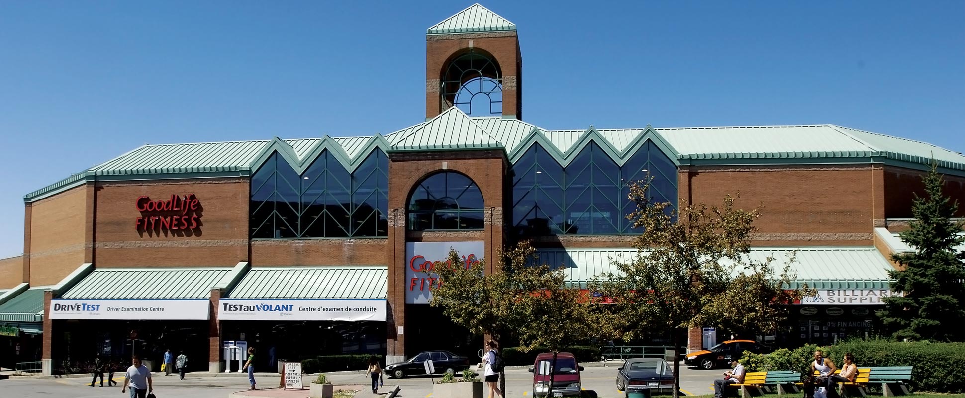 GoodLife Fitness Centre exterior showing entrance