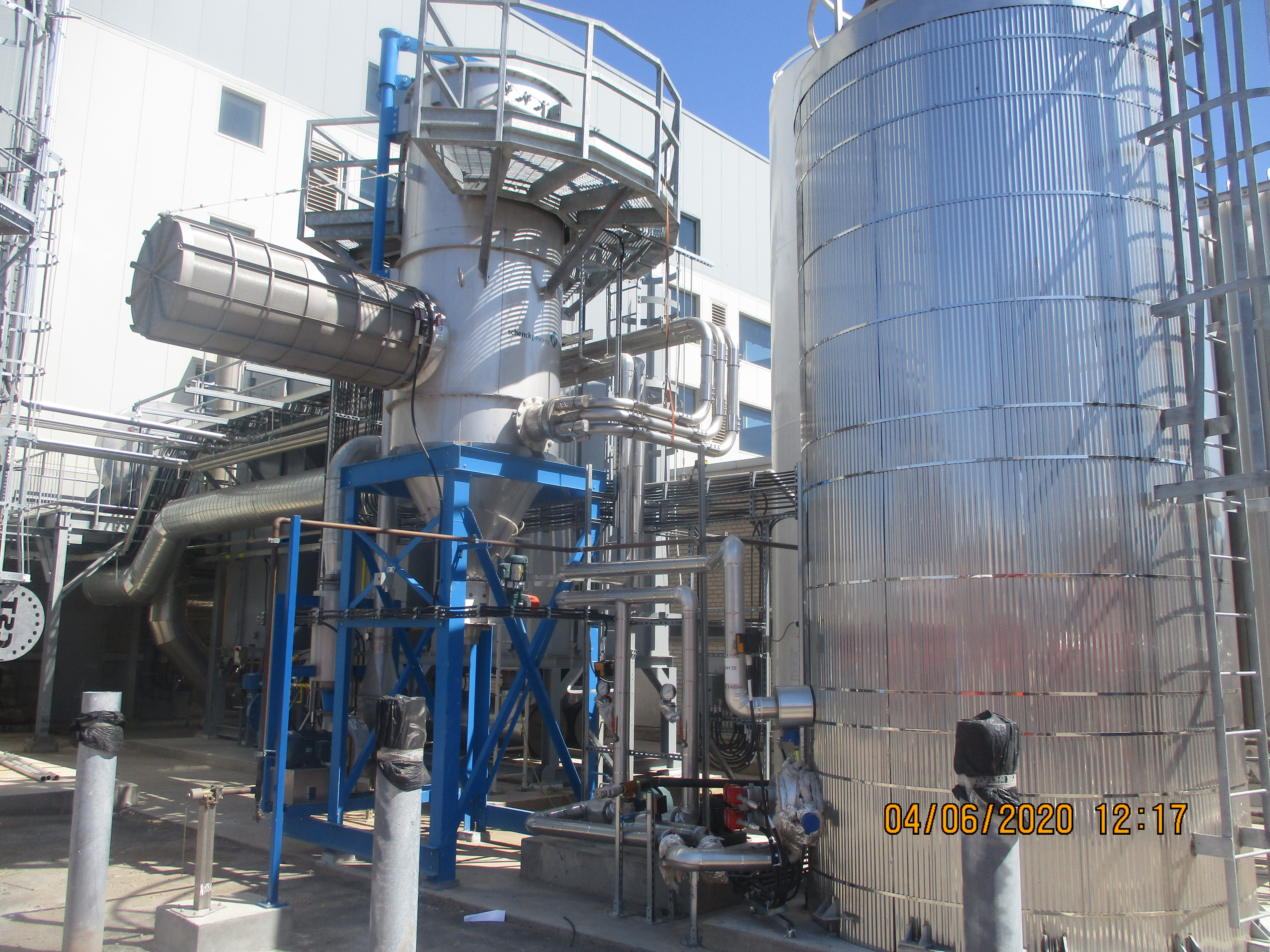Close up of exterior equipment
