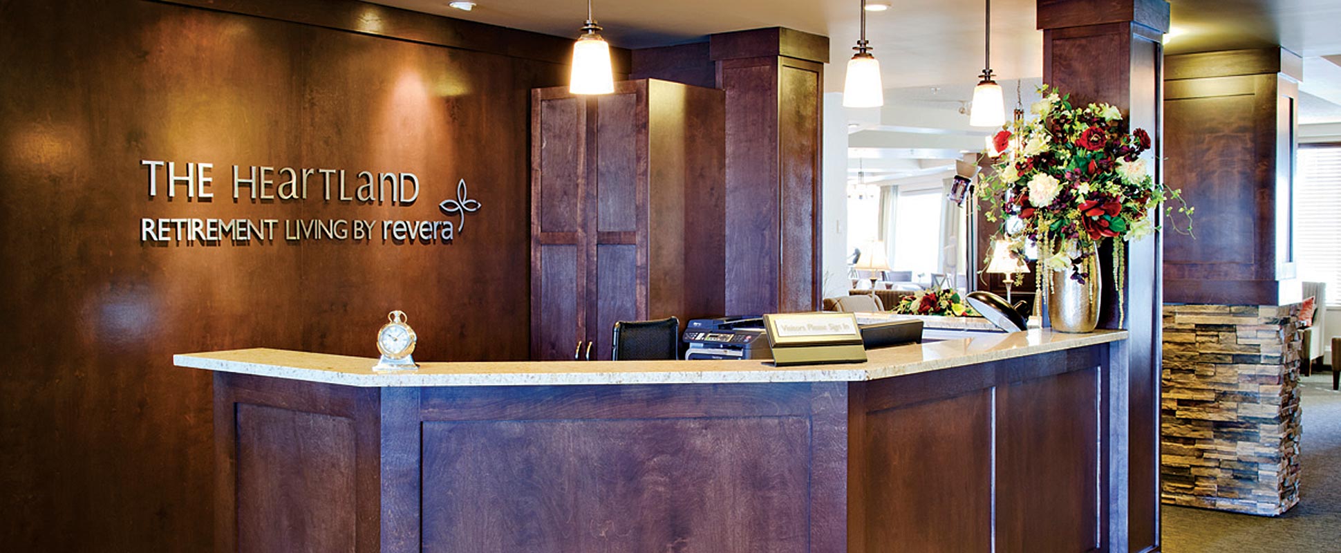 Heartland Retirement Residence reception 