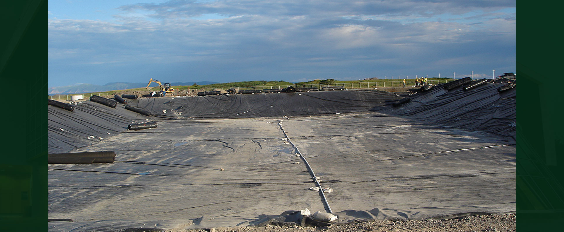 Inco Hydromet Plant Residue Ponds under construction 