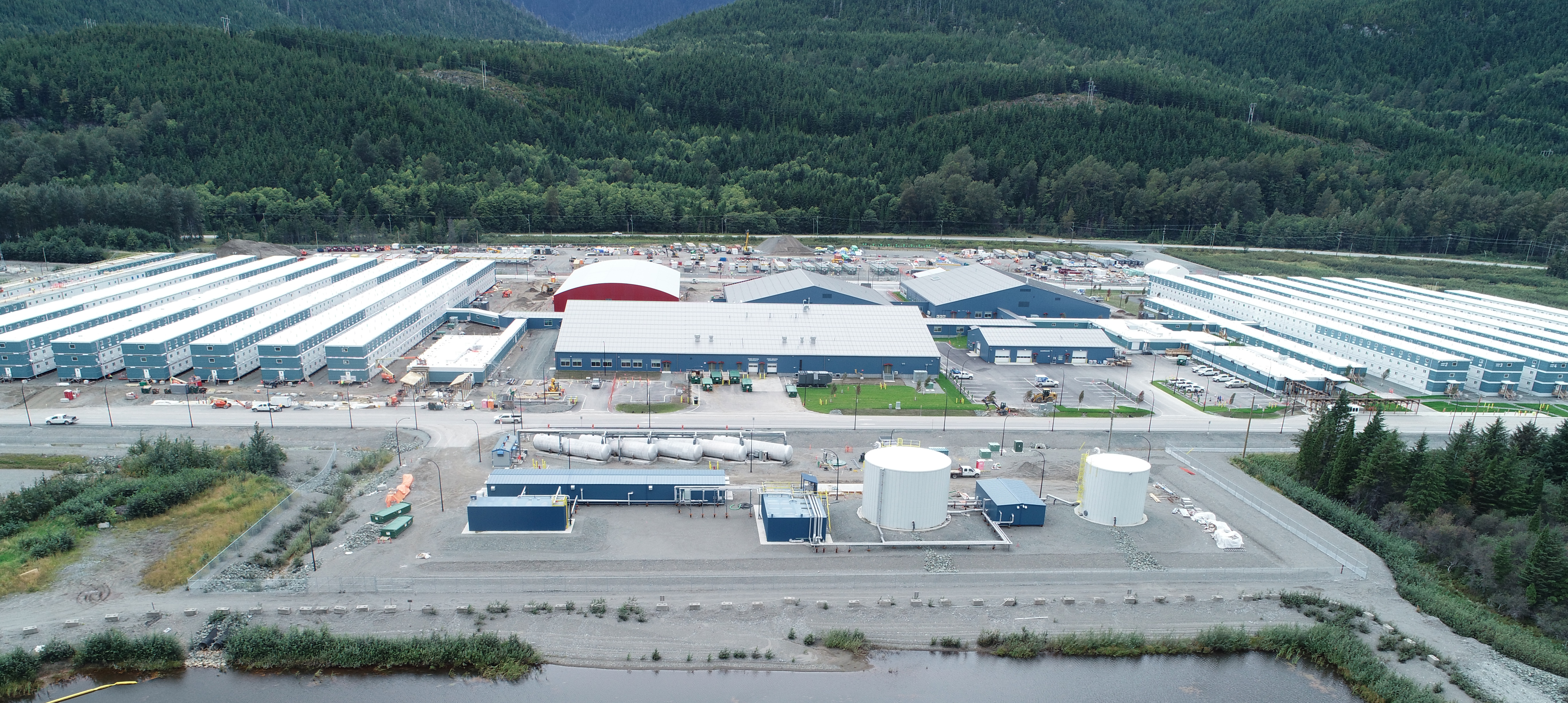 Exterior image of the LNG facilities