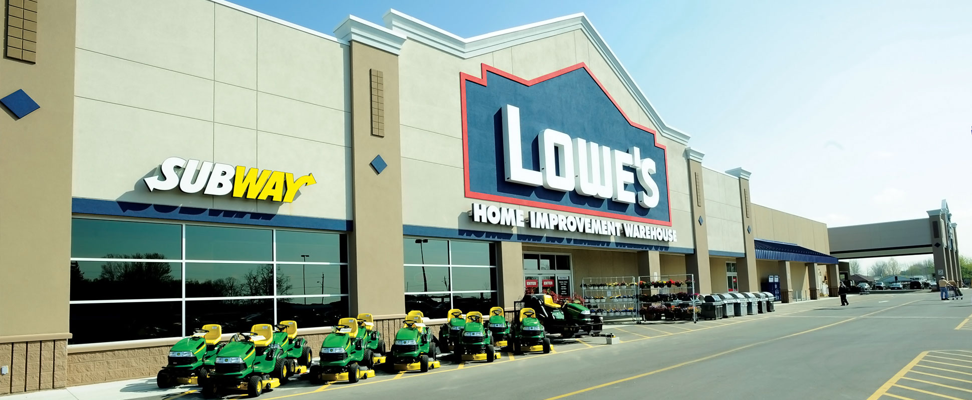 Lowe’s Home Improvement building exterior showing signage