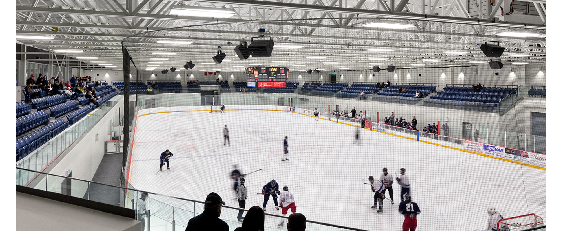 Lunenburg County Lifestyle Centre interior showing ice rink 