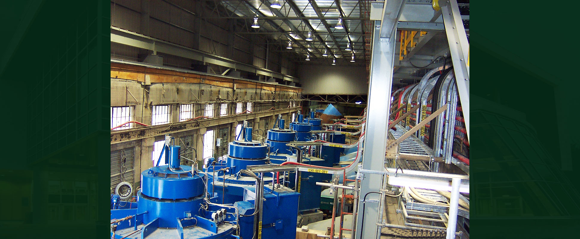 Iroquois Falls Powerhouse interior showing machinery 