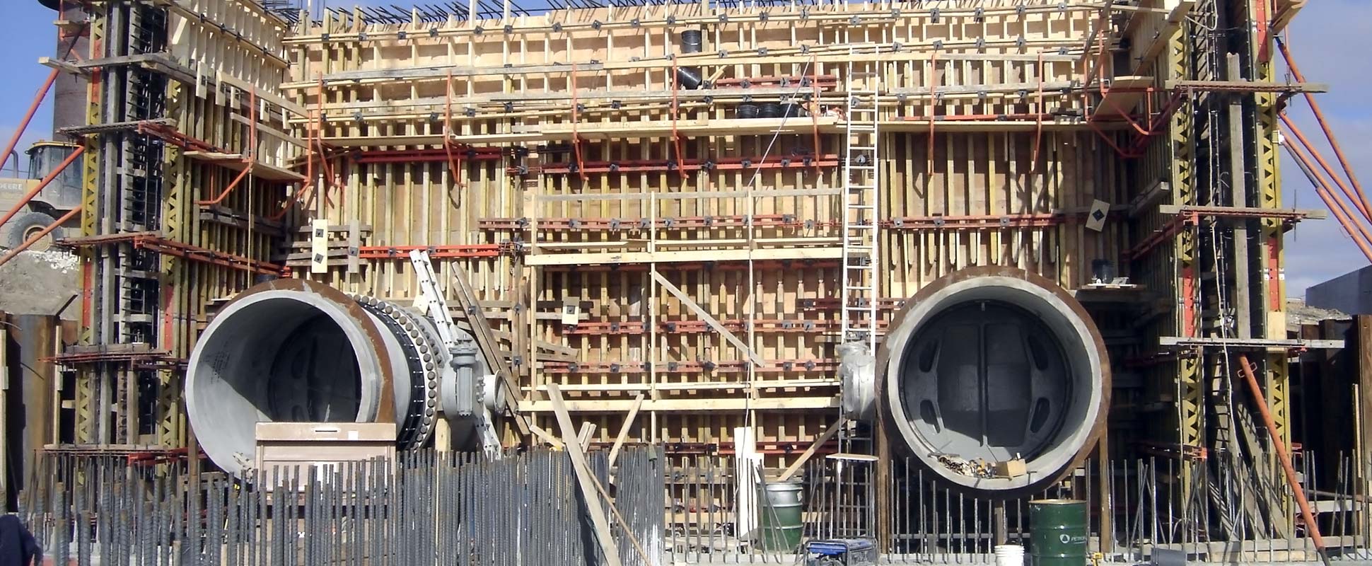 Winnipeg Water Treatment Plant Raw Water Pumping Station under construction