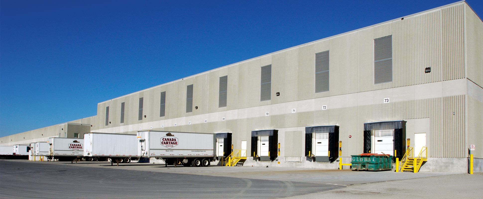 Shoppers Drug Mart Regional Distribution Centre exterior loading dock area 
