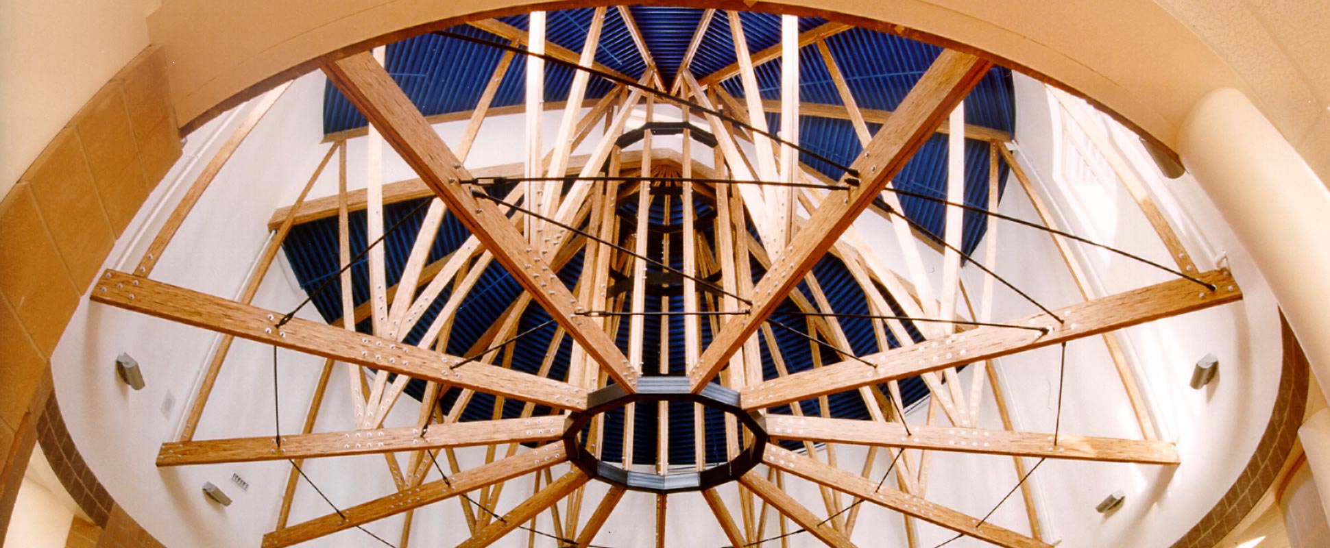 Close up of intricate roof details 