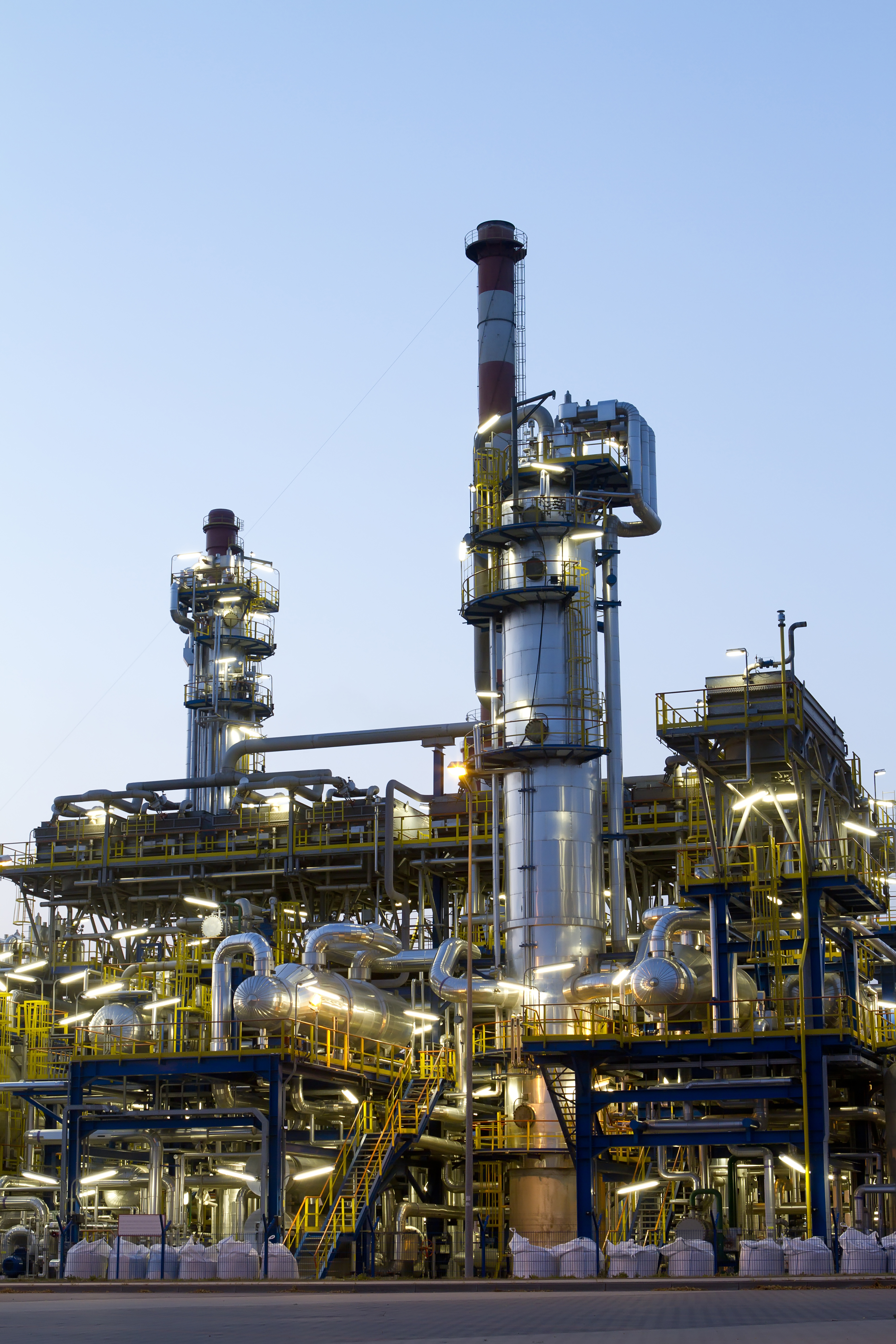 Close up of Bitumen Processing Facility