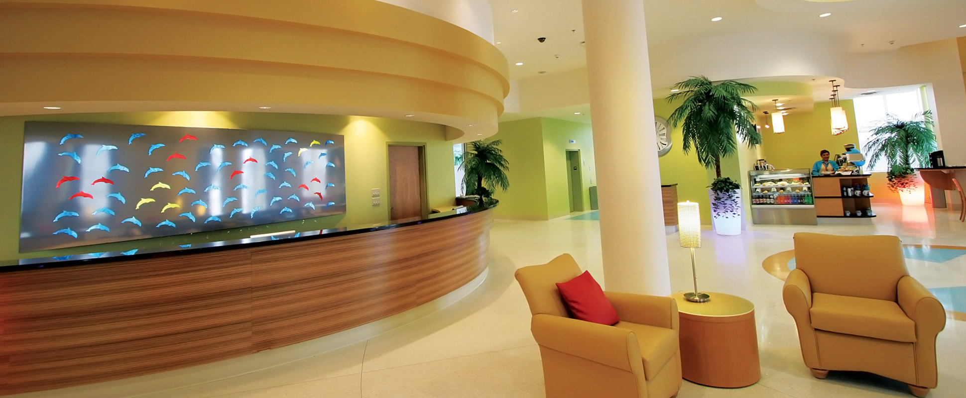 South Beach Casino Hotel lobby