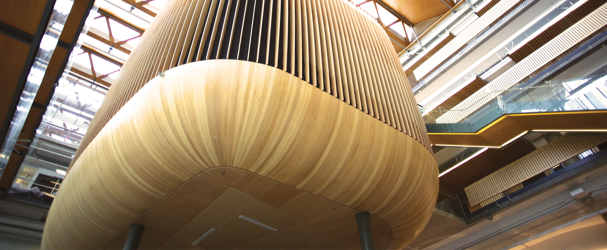 Close up of the AMS Student Nest at University of British Columbia