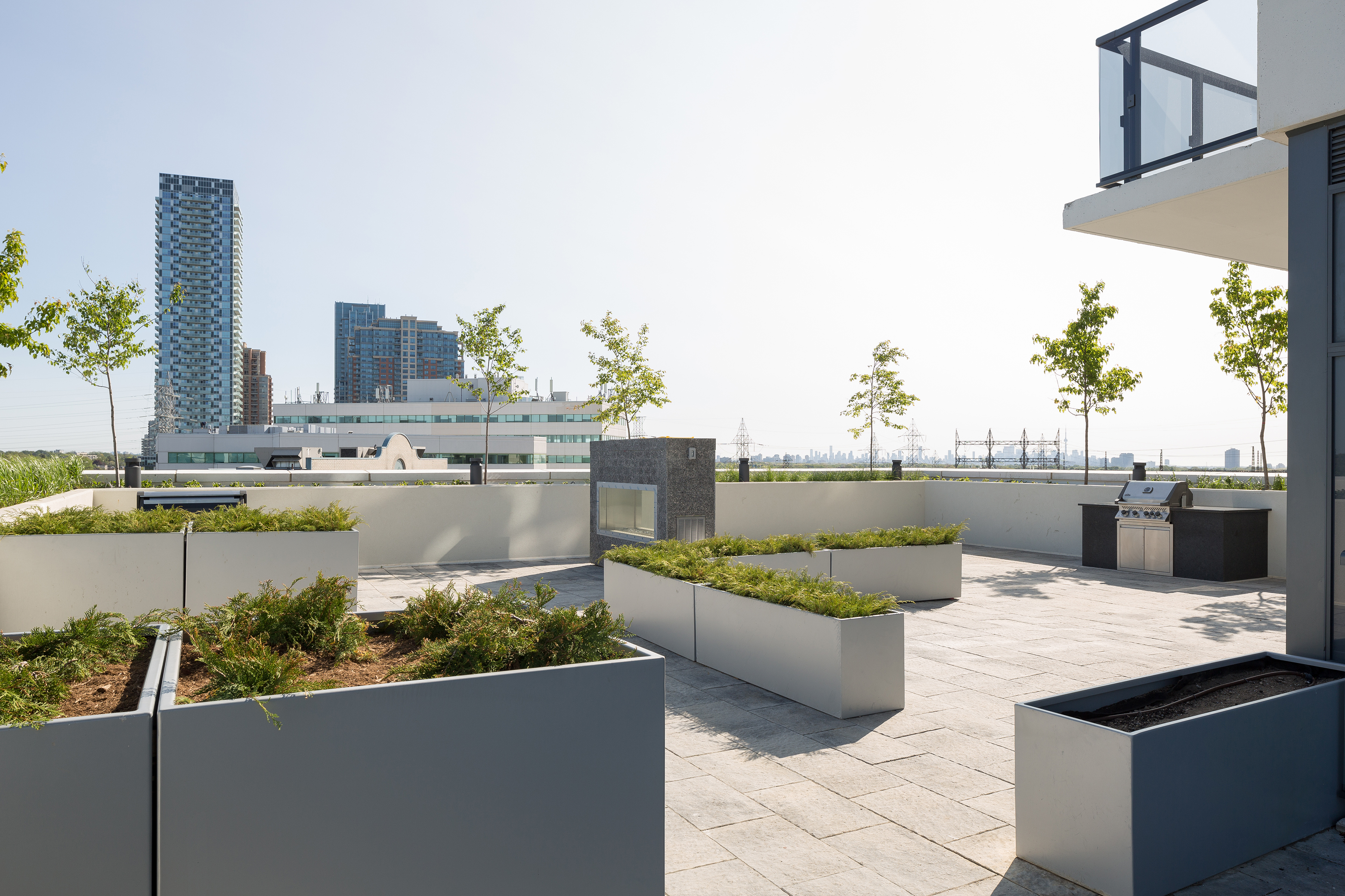 Rooftop patio