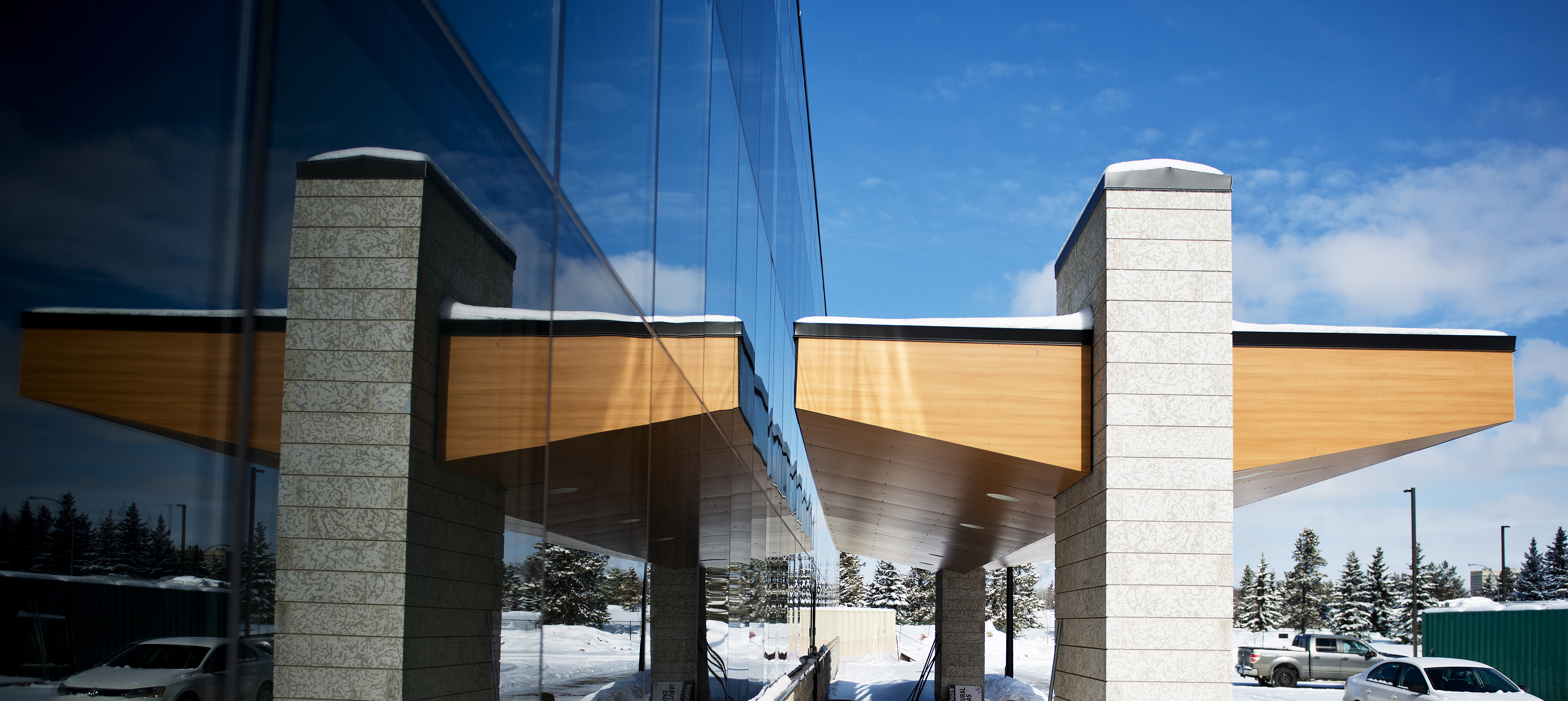 Exterior of University of Alberta Medical Isotope Cyclotron Facility