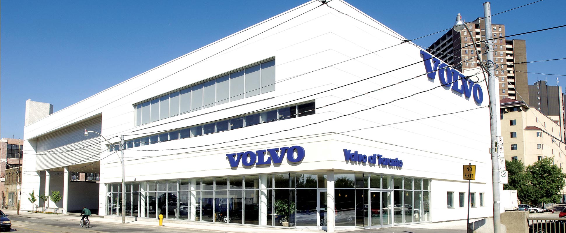 Exterior of the Volvo Dealership