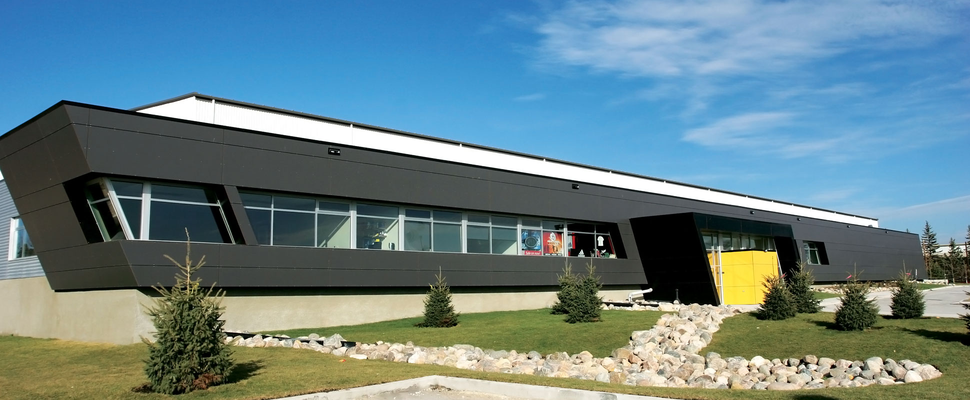 Exterior of the Winnipeg Indoor Soccer Complex