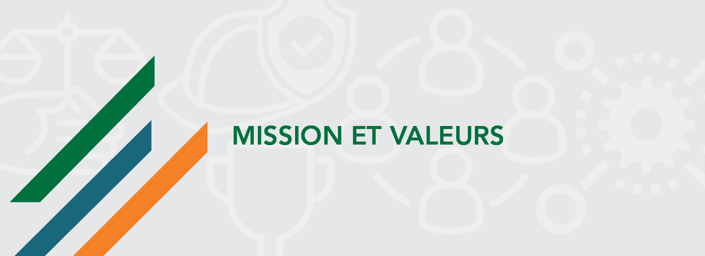 Banni&#232;re Mission et Valeurs